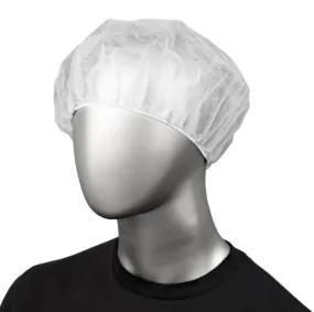 (1000/Case) AmbiShield 21" White Bouffant Cap