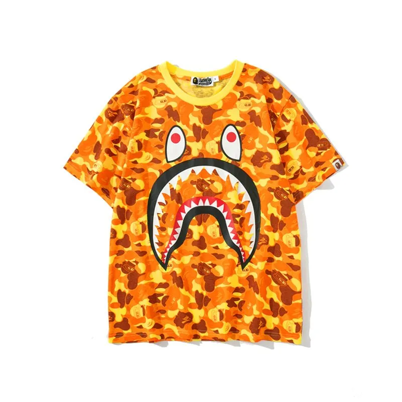 A bathing ape streetwear camo T-shirt