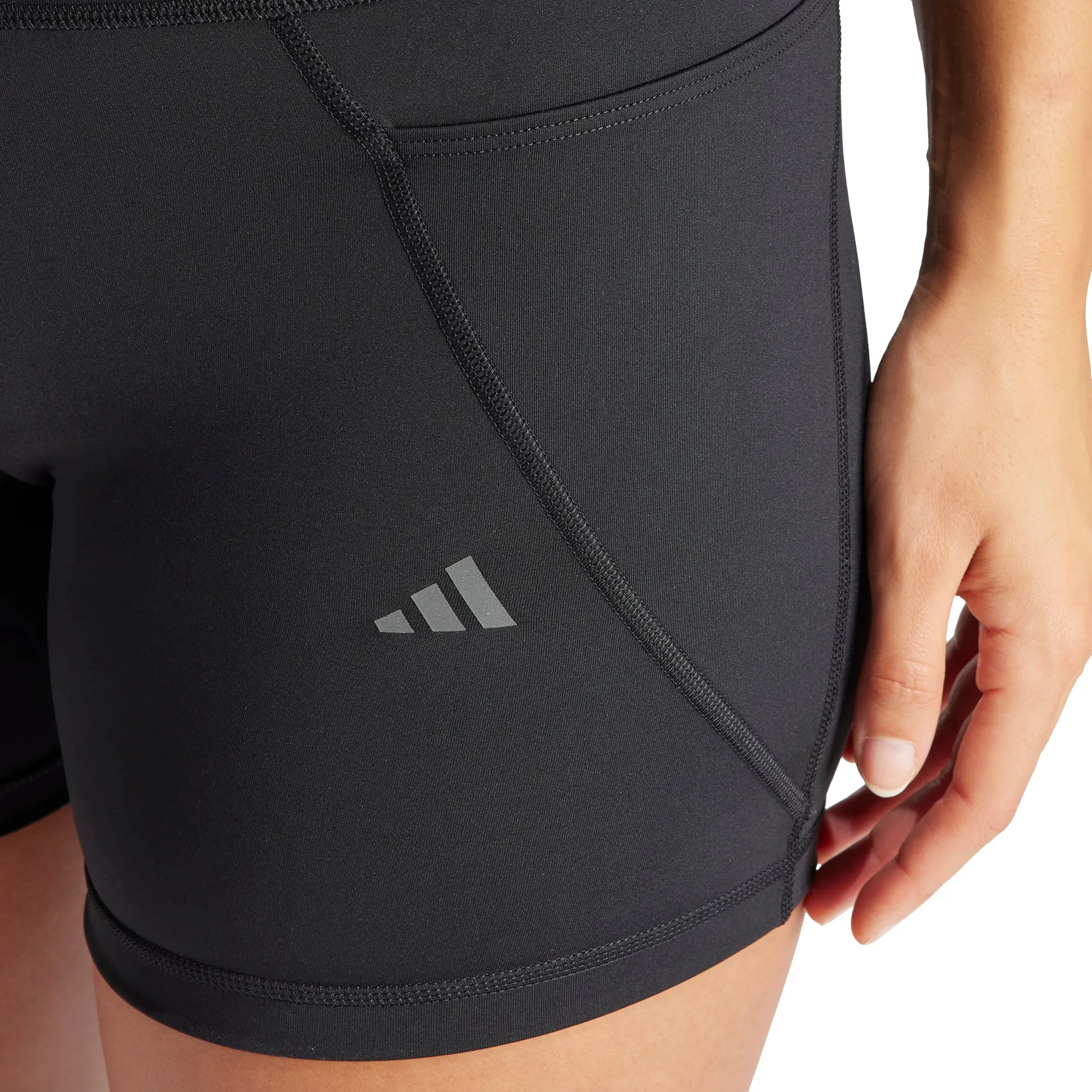 adidas Adizero Lite Womens Short Running Tights - Black