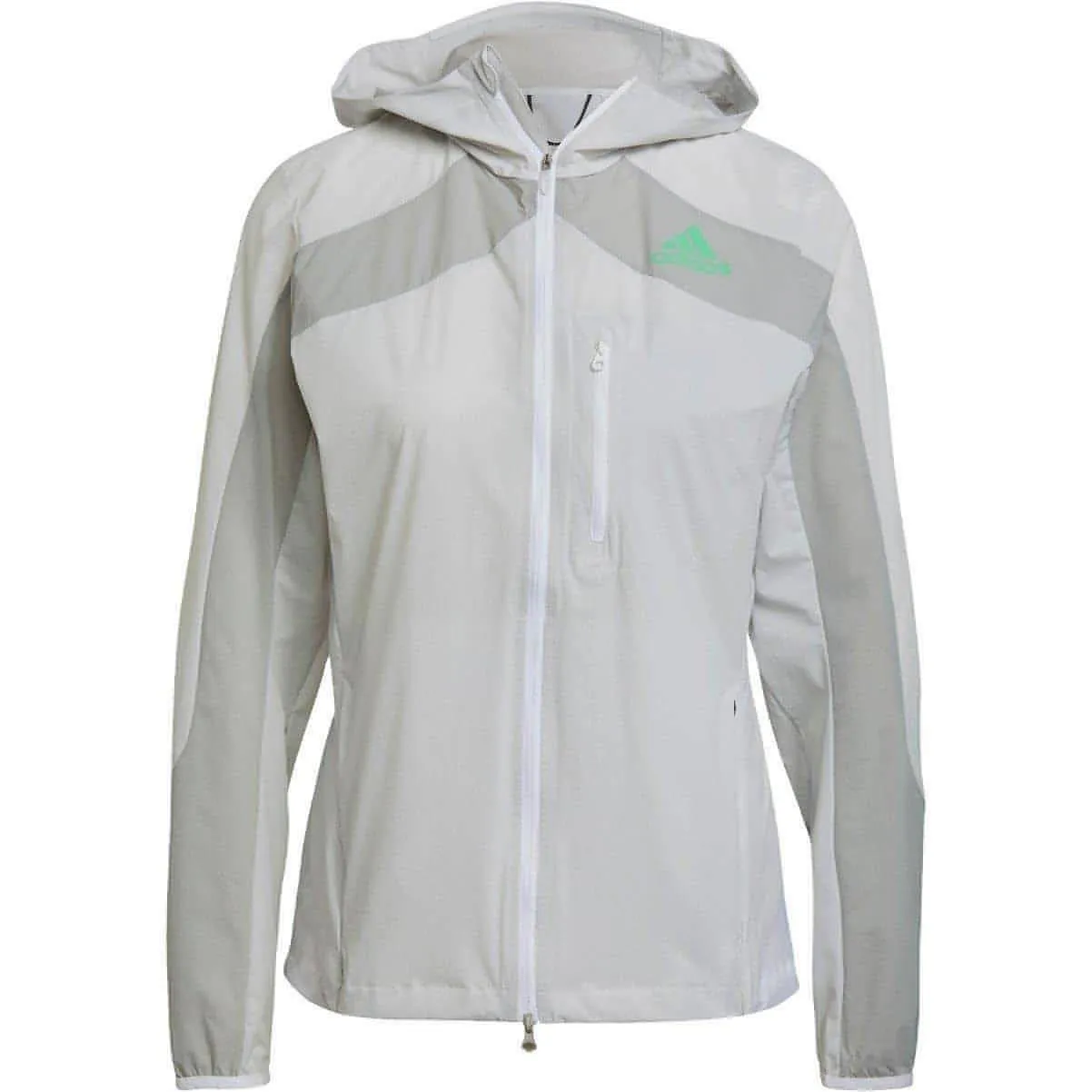 adidas Adizero Marathon Womens Running Jacket - White