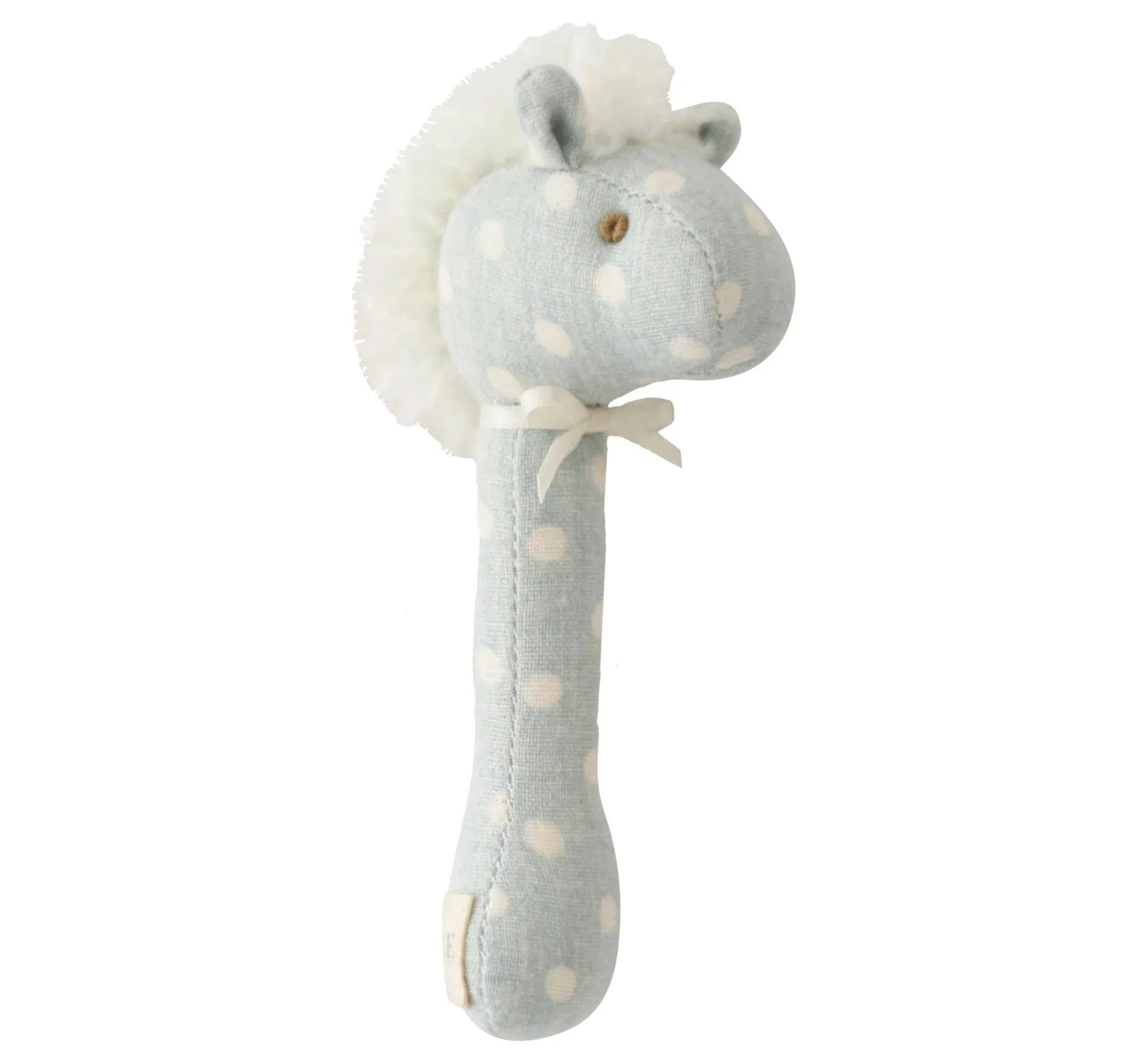 Alimrose Horse Stick Rattle Duck Egg Blue