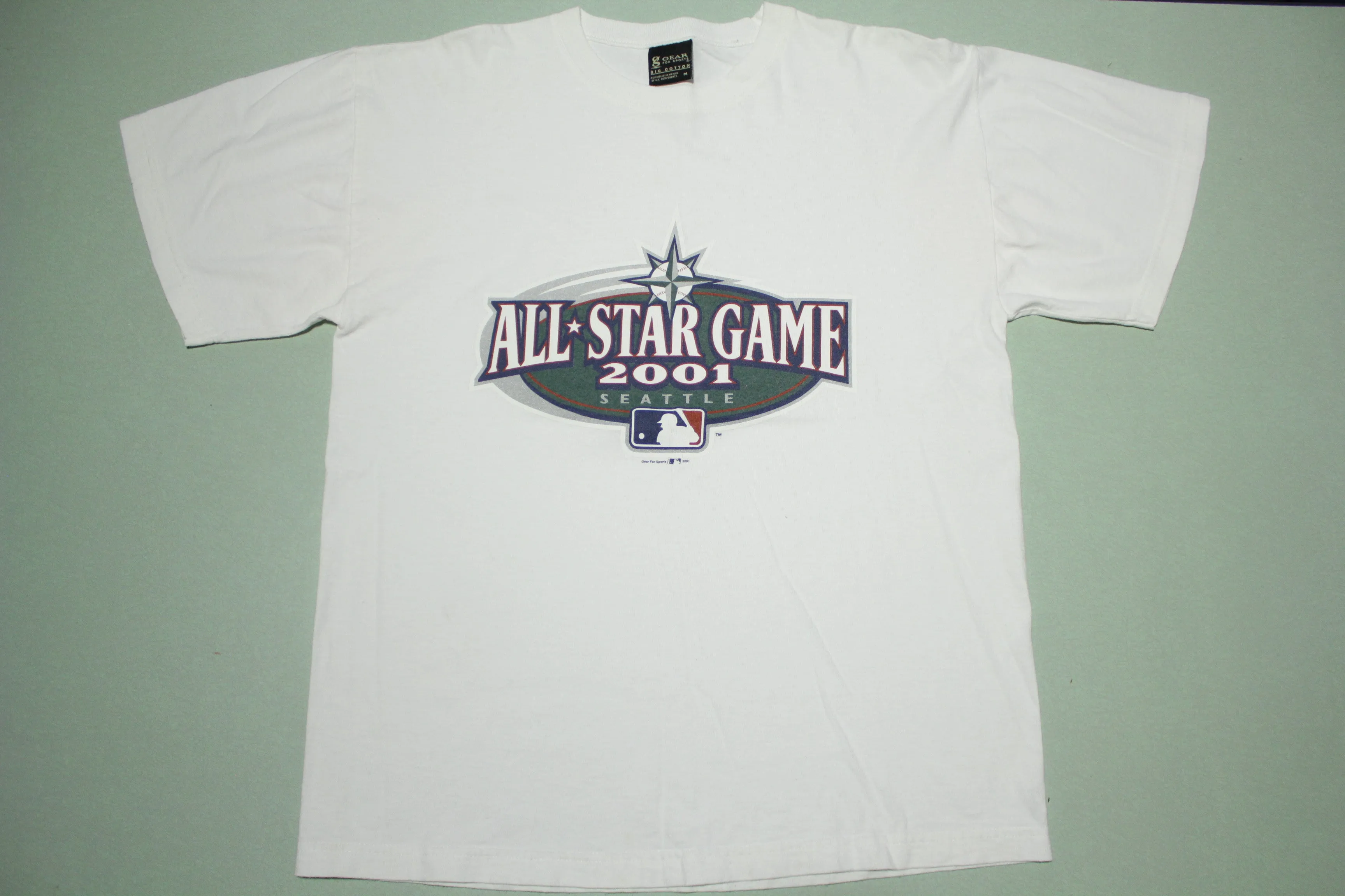 All Star Game 2001 Seattle Vintage Official Promo T-Shirt