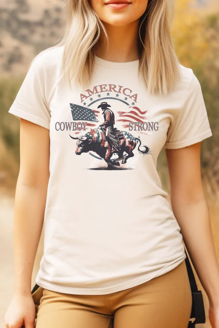 America Cowboy Strong Unisex T-Shirt