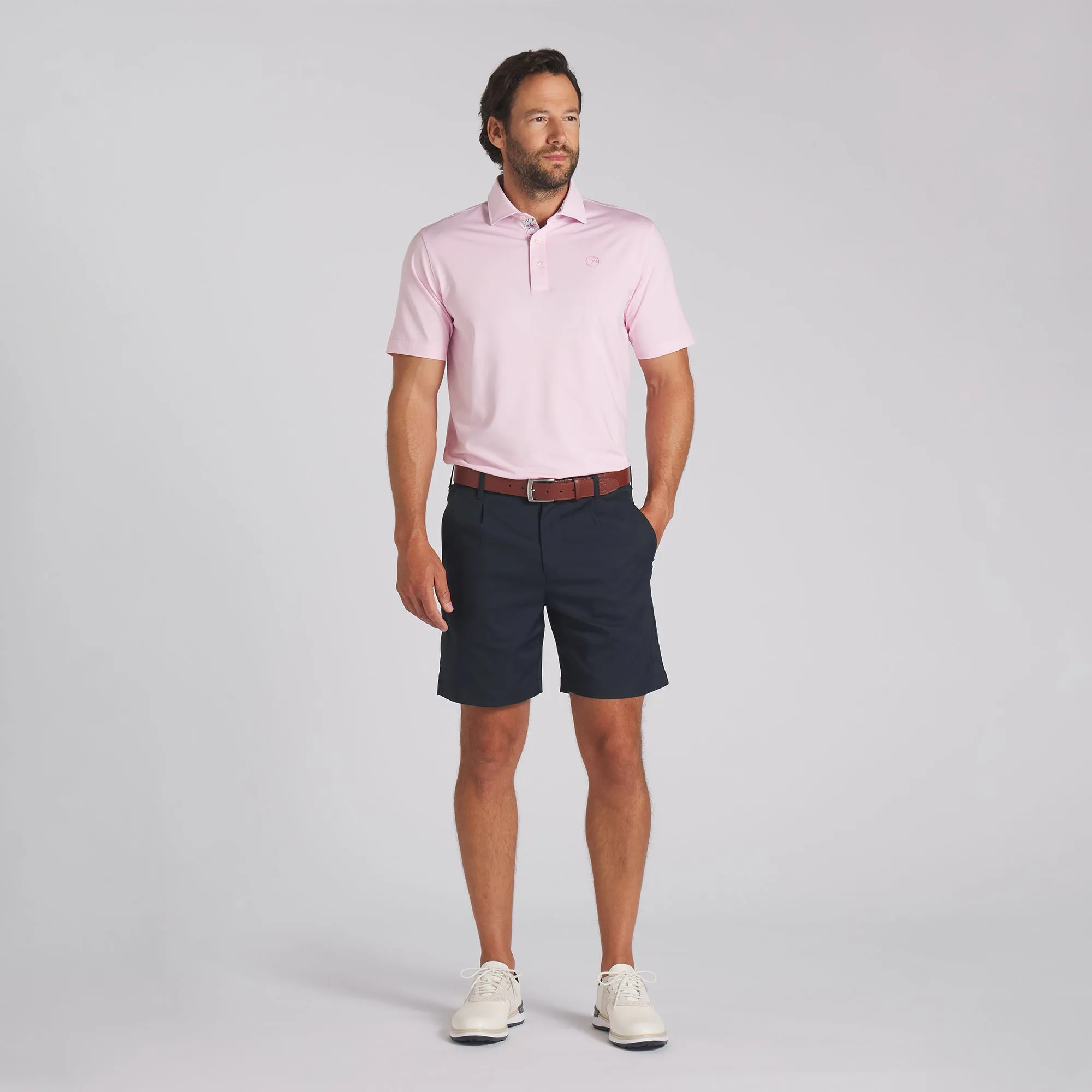 AP Floral Trim Golf Polo