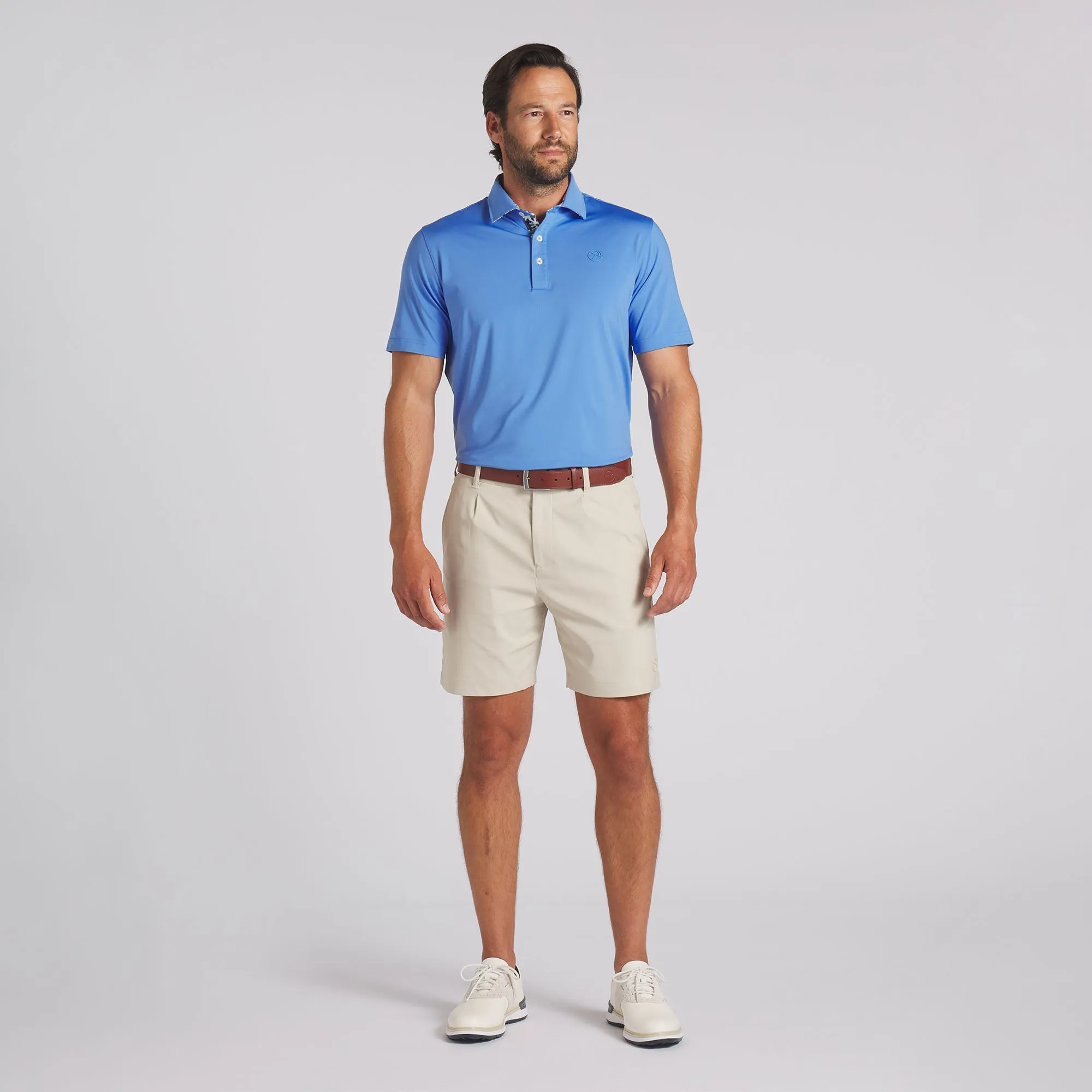 AP Floral Trim Golf Polo