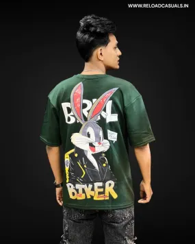 Biker Off Shoulder Imp T-Shirt