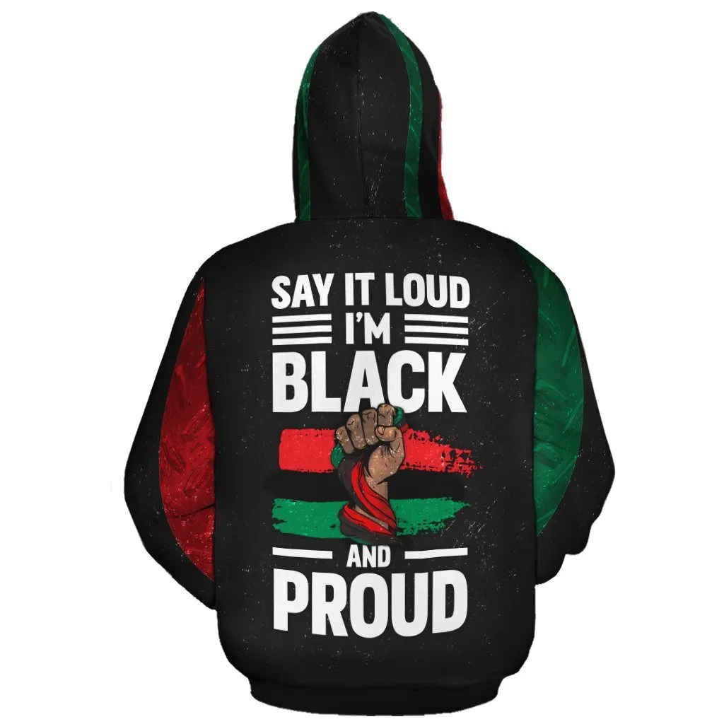 Black & Proud All-over Hoodie