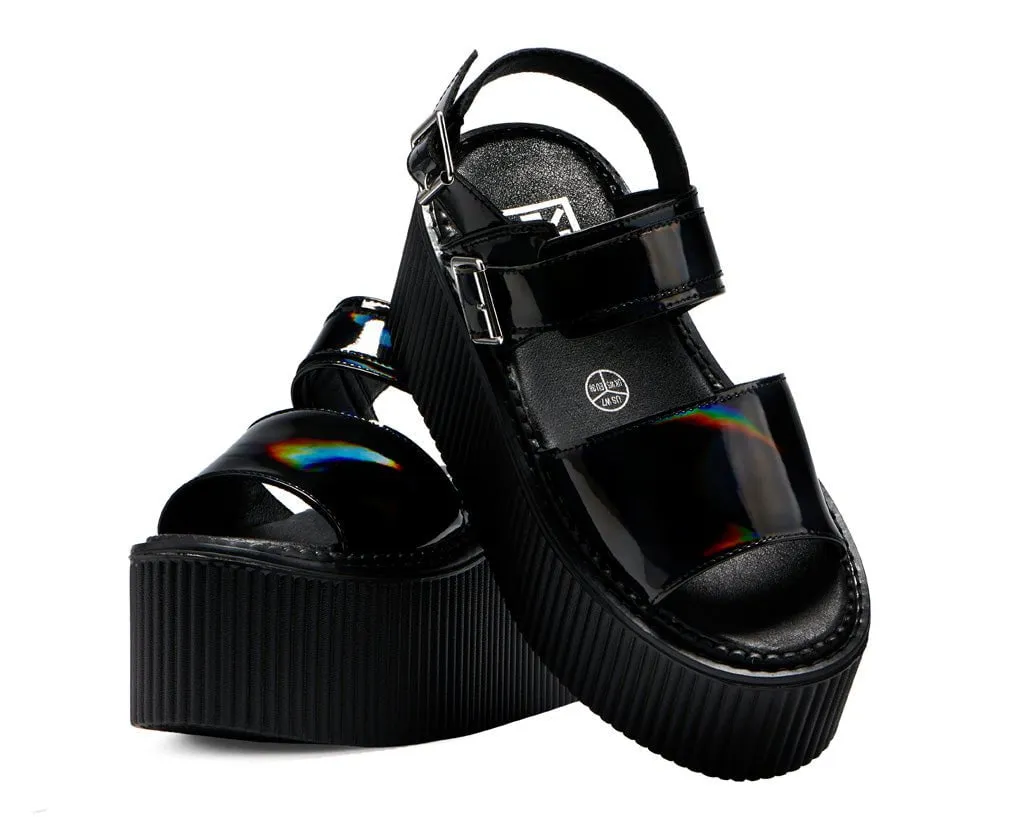 Black Rainbow Haze Strato Sandal