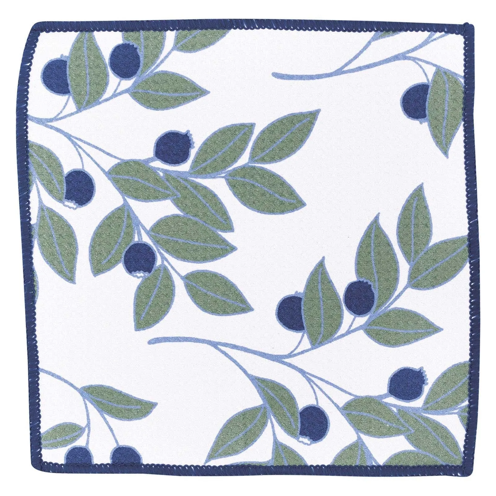 Blueberries Blu Kitchen Dish Cloths (Set of 3)