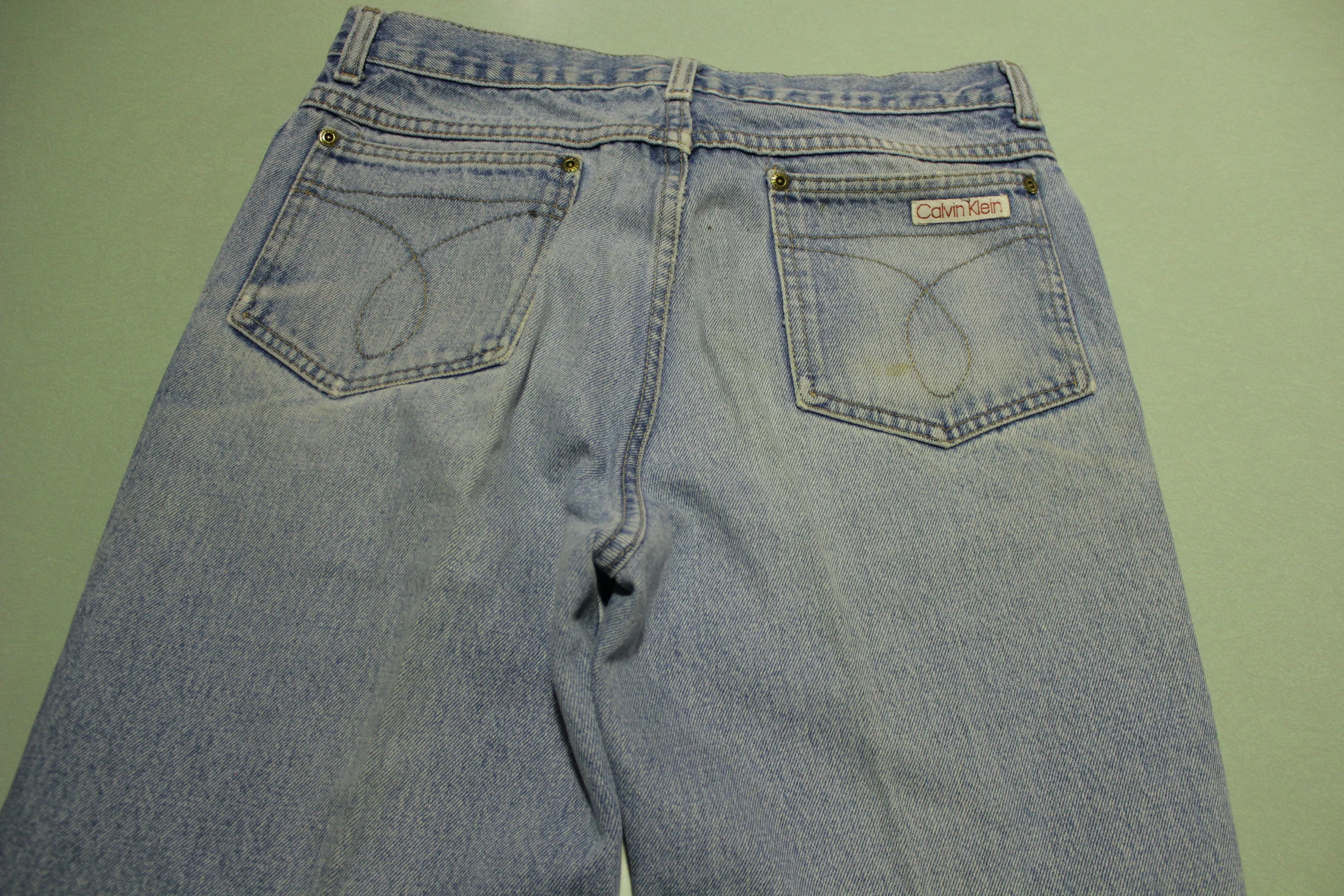 Calvin Klein Vintage 80's Made in USA White Label Mom Jeans