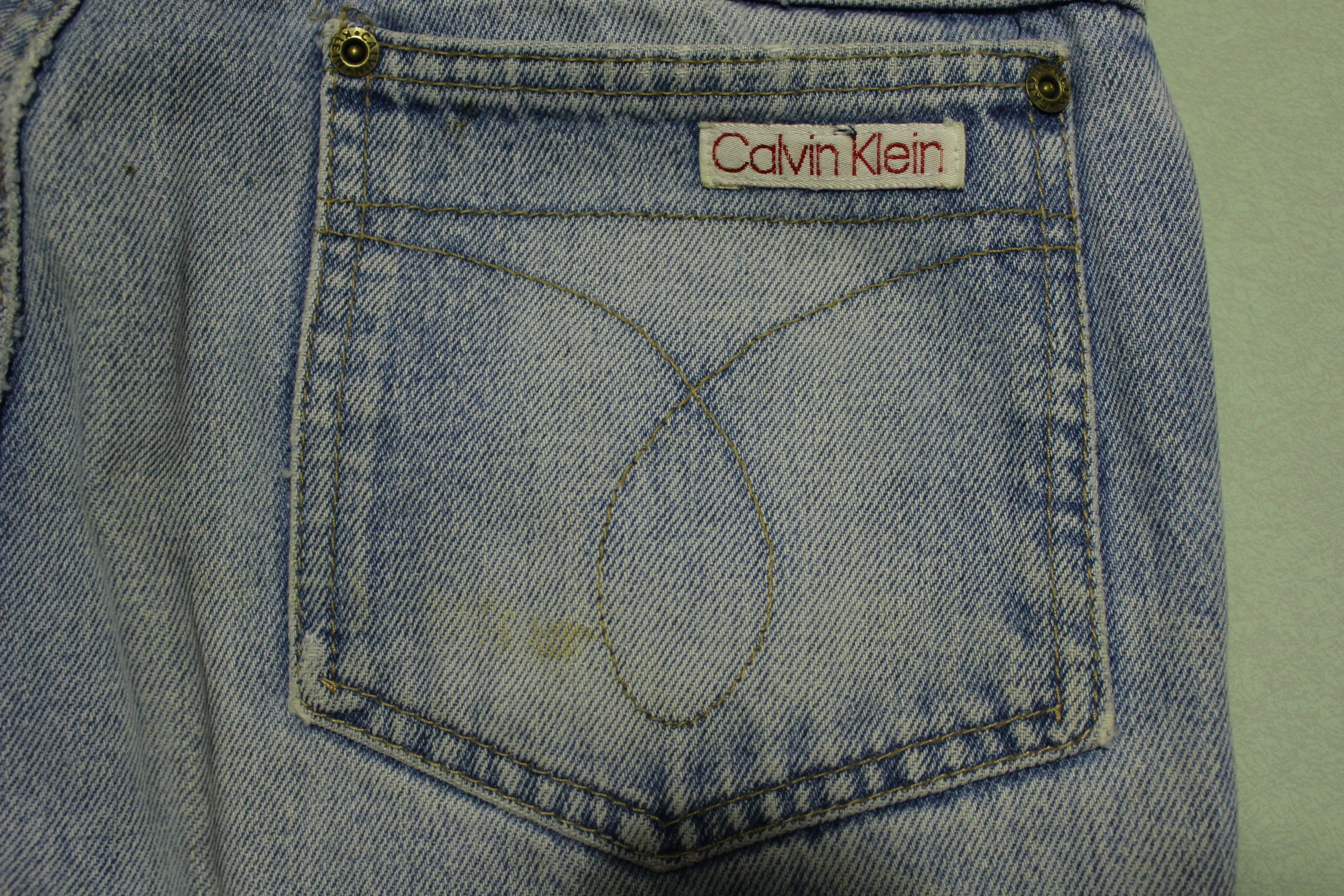 Calvin Klein Vintage 80's Made in USA White Label Mom Jeans