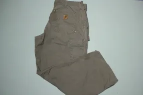 Carhartt B195 LBR Dungaree Fit Double Knee Carpenter Light Work Pants 36x26