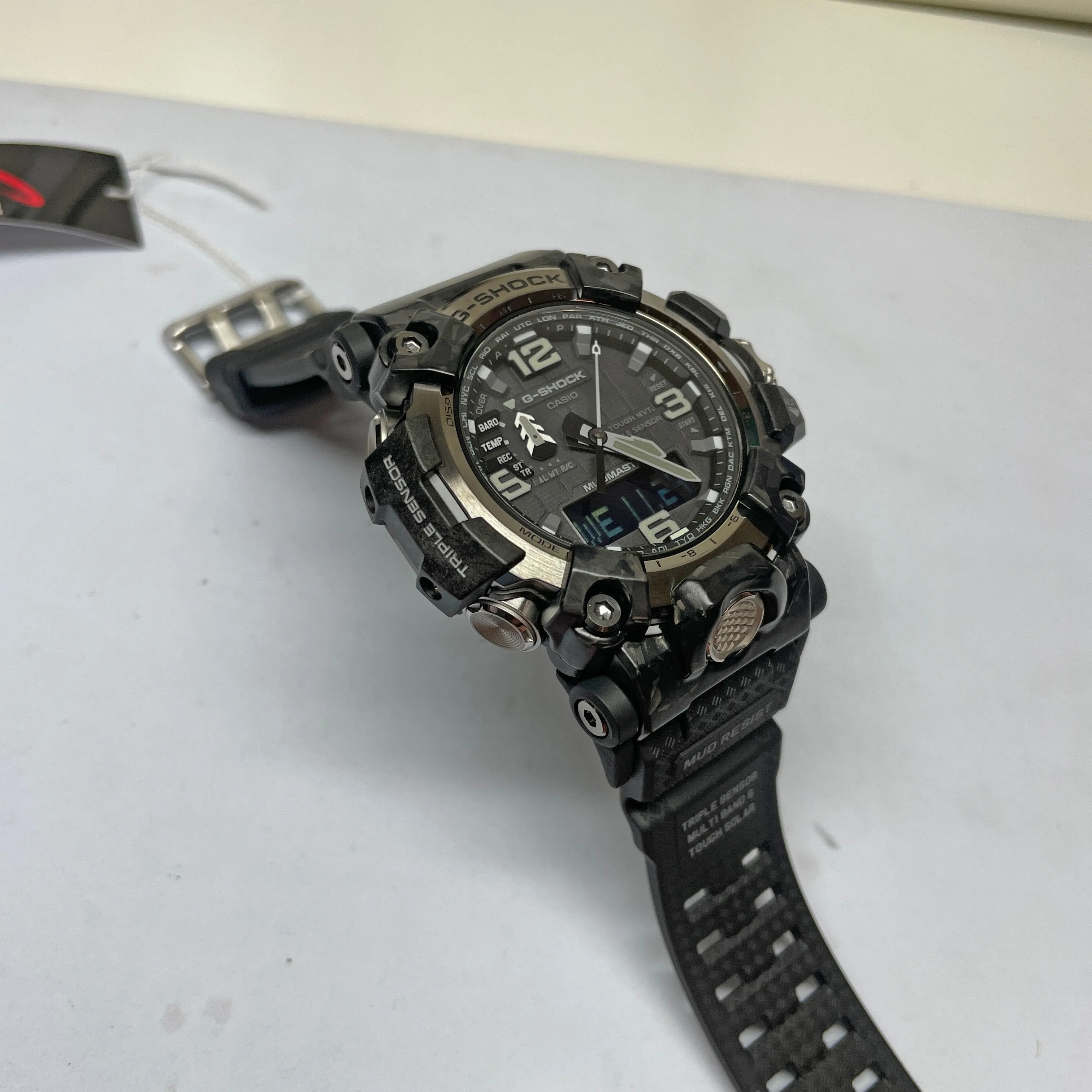 CASIO G-Shock GWG2000-1A1 Mudmaster Carbon Triple Sensor Black Watch