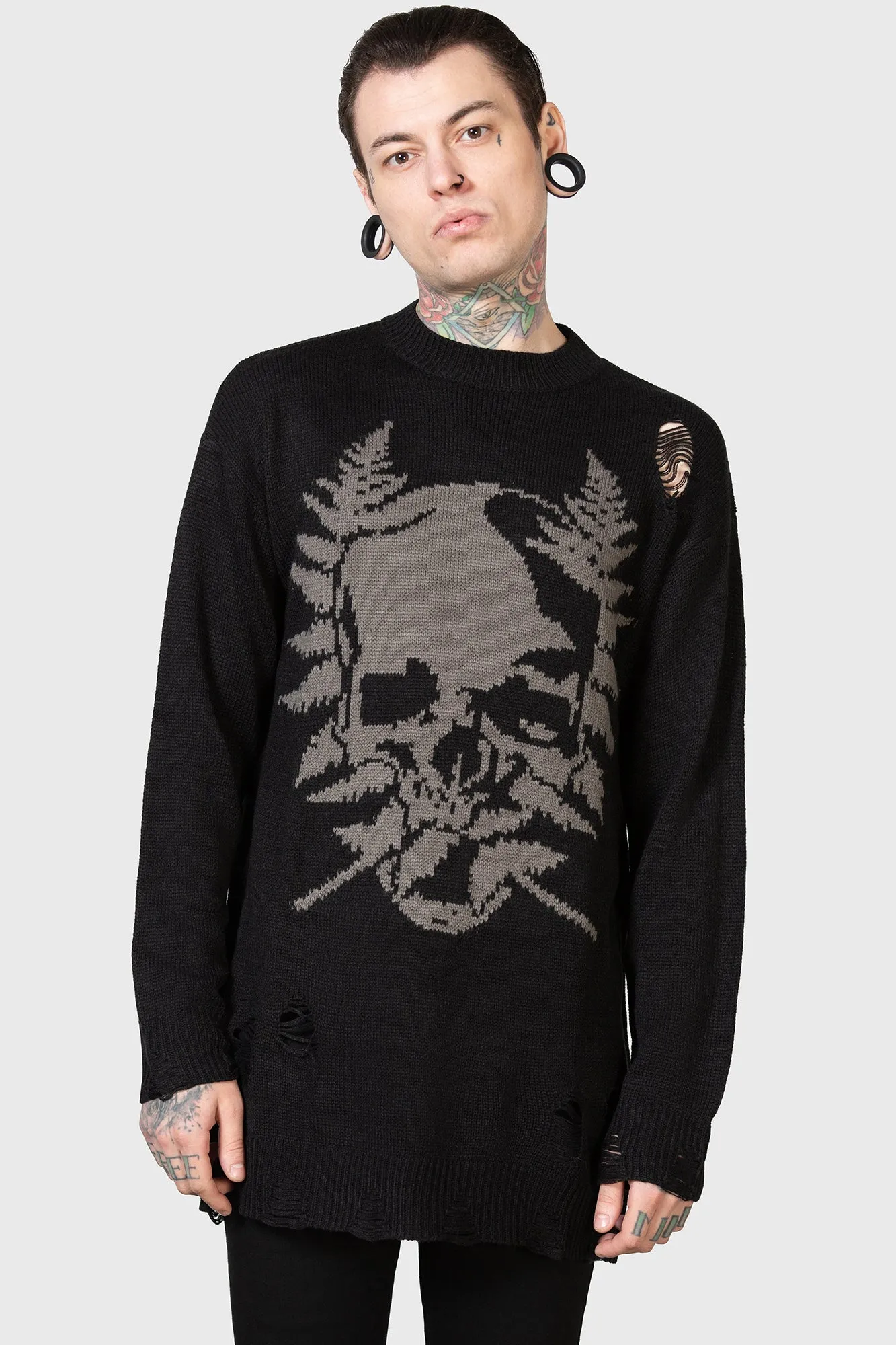 Cause Fear Knit Sweater Resurrect