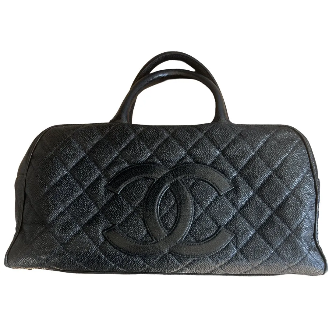 Chanel Caviar Leather Bowler