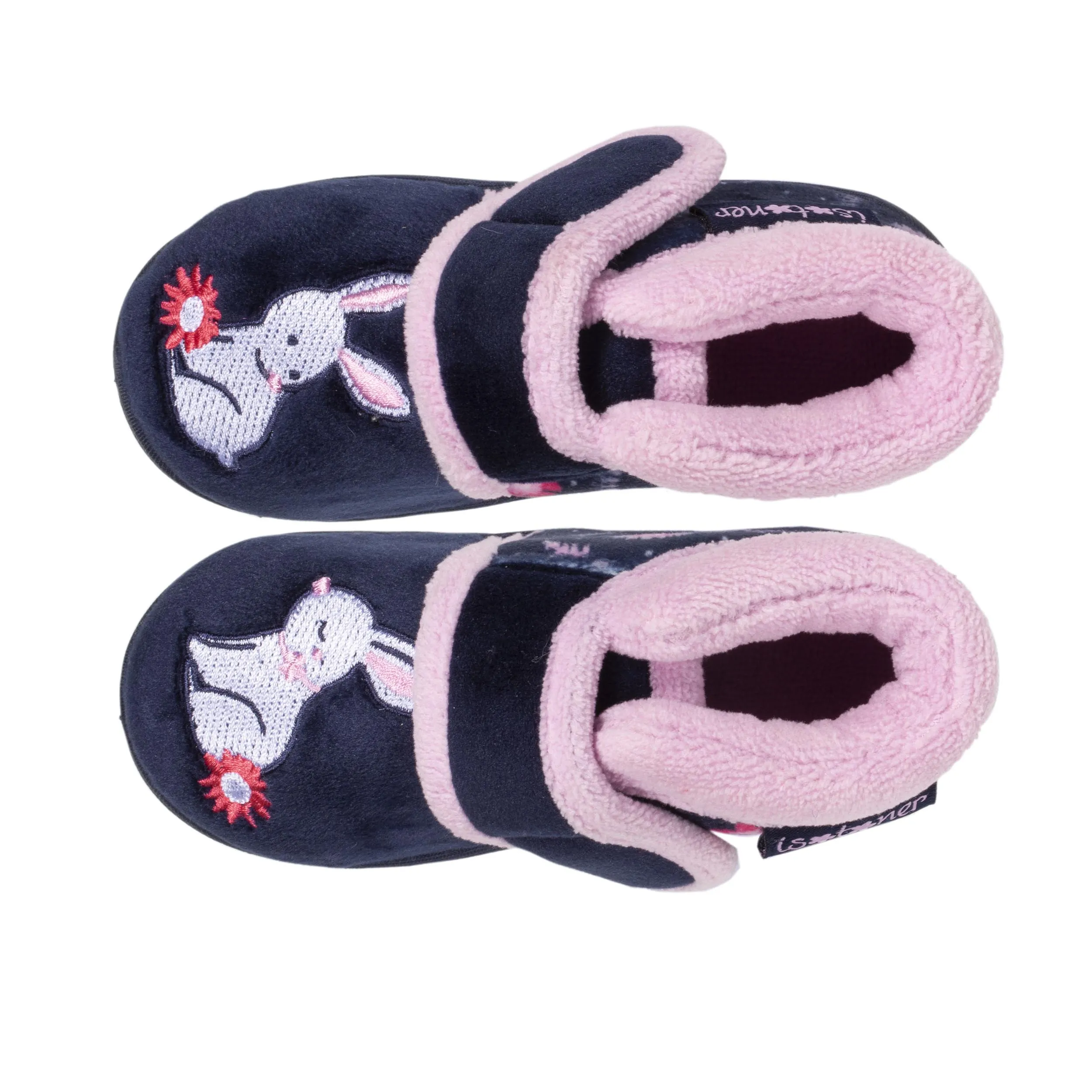 Chaussons bottillons velcro Bébé Lapin