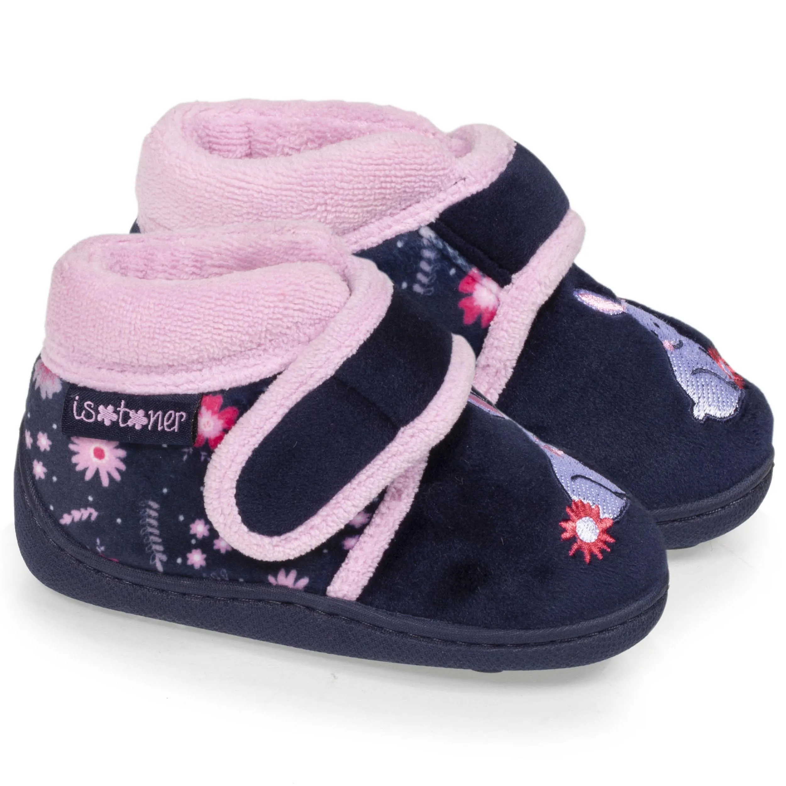 Chaussons bottillons velcro Bébé Lapin