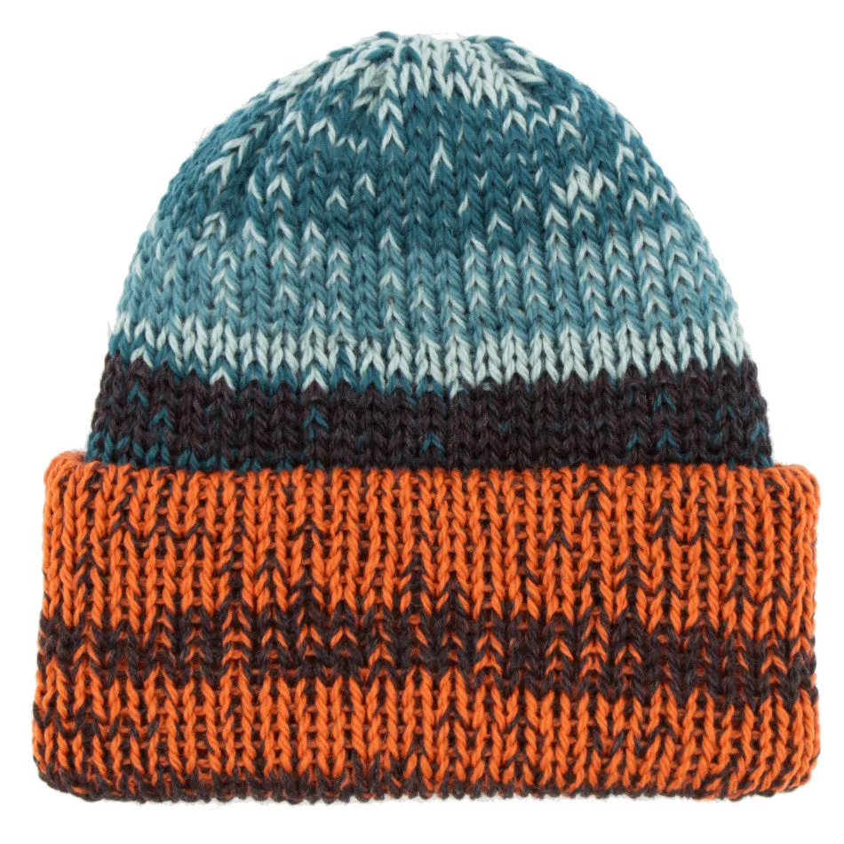 Chimney LTD Short Stack Beanie Mixtape Multicolor Orange