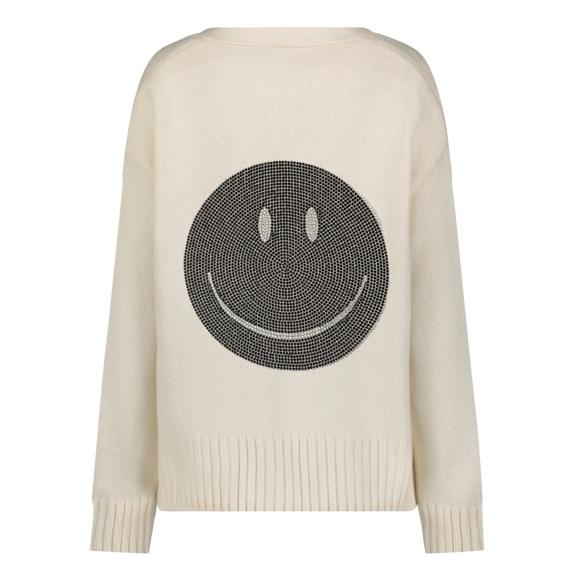 Chunky Smile Cardigan Winter White