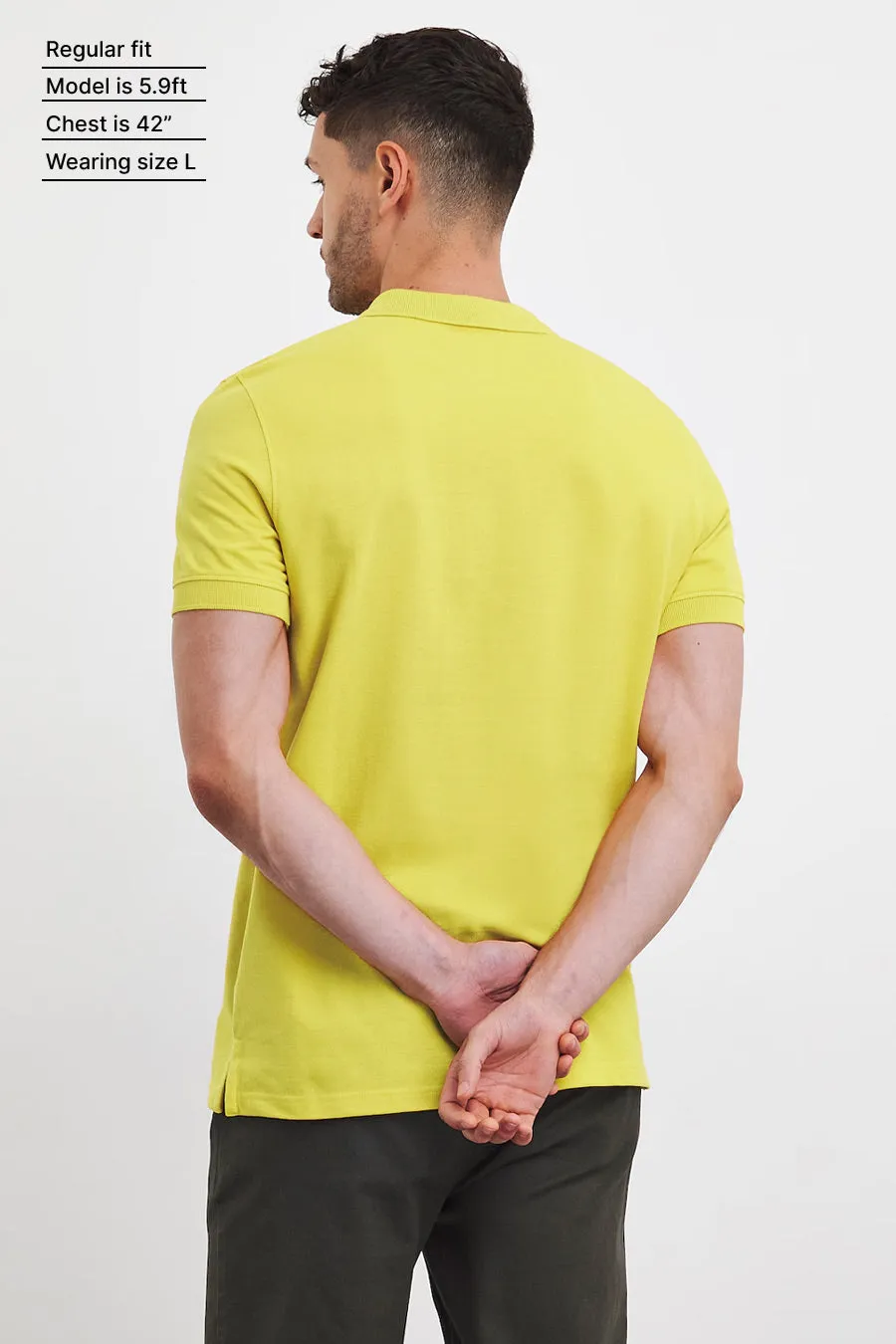 Classic Polo in Lemon Yellow