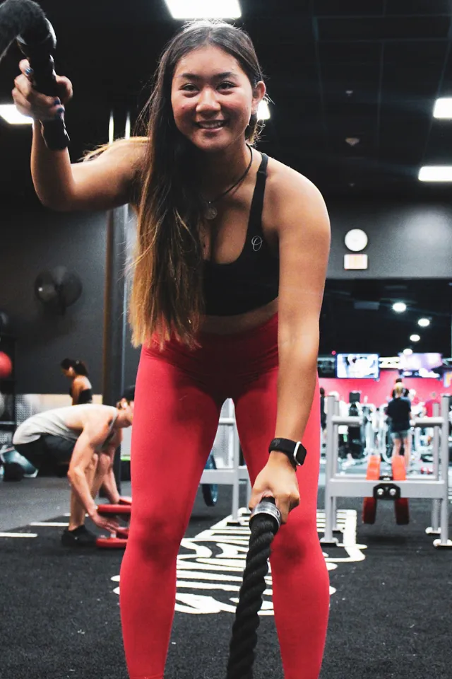 Cohesion Dark Red Leggings