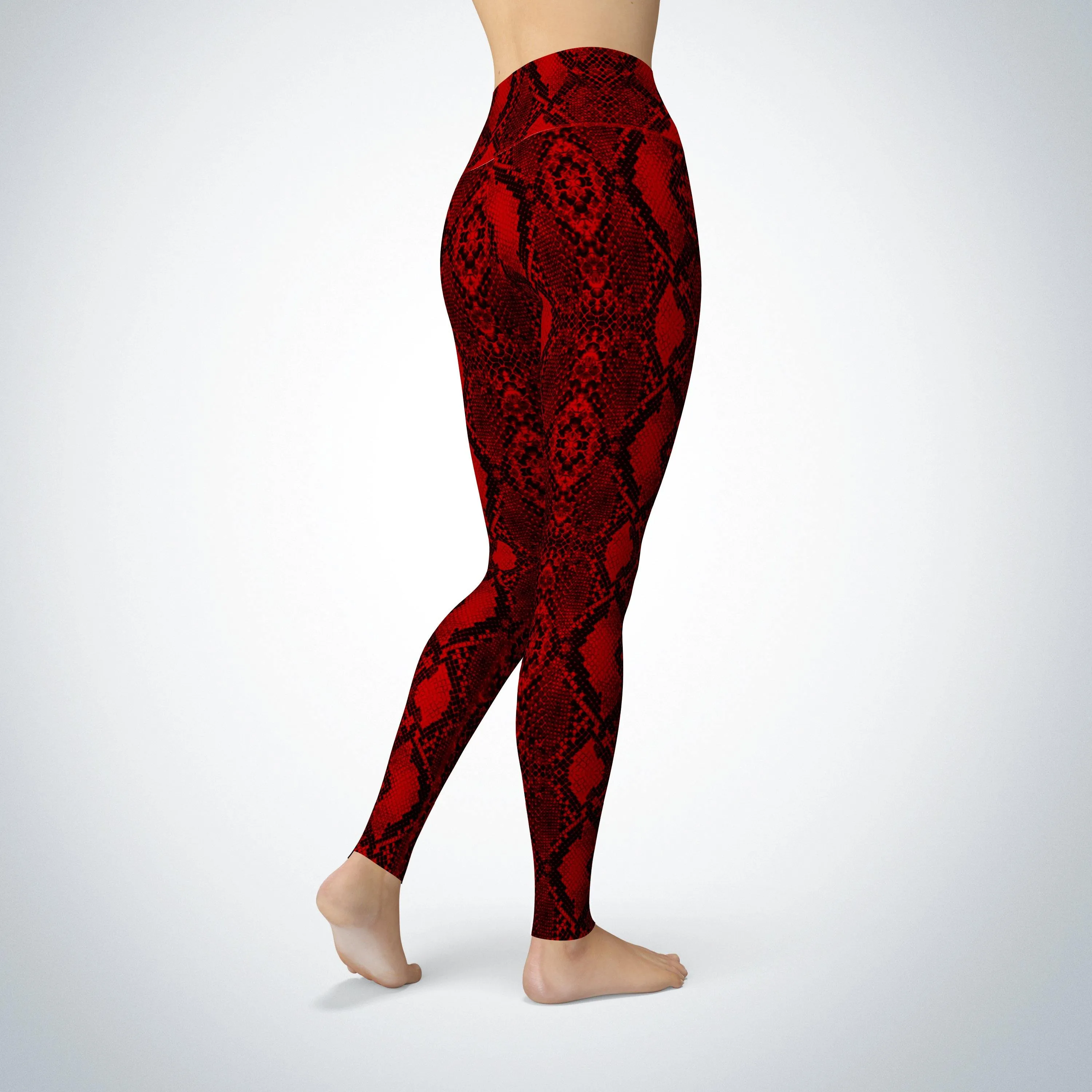 Colored Snake Eve Yoga Legging