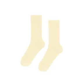 Colorful Women Classic Sock Soft Yellow