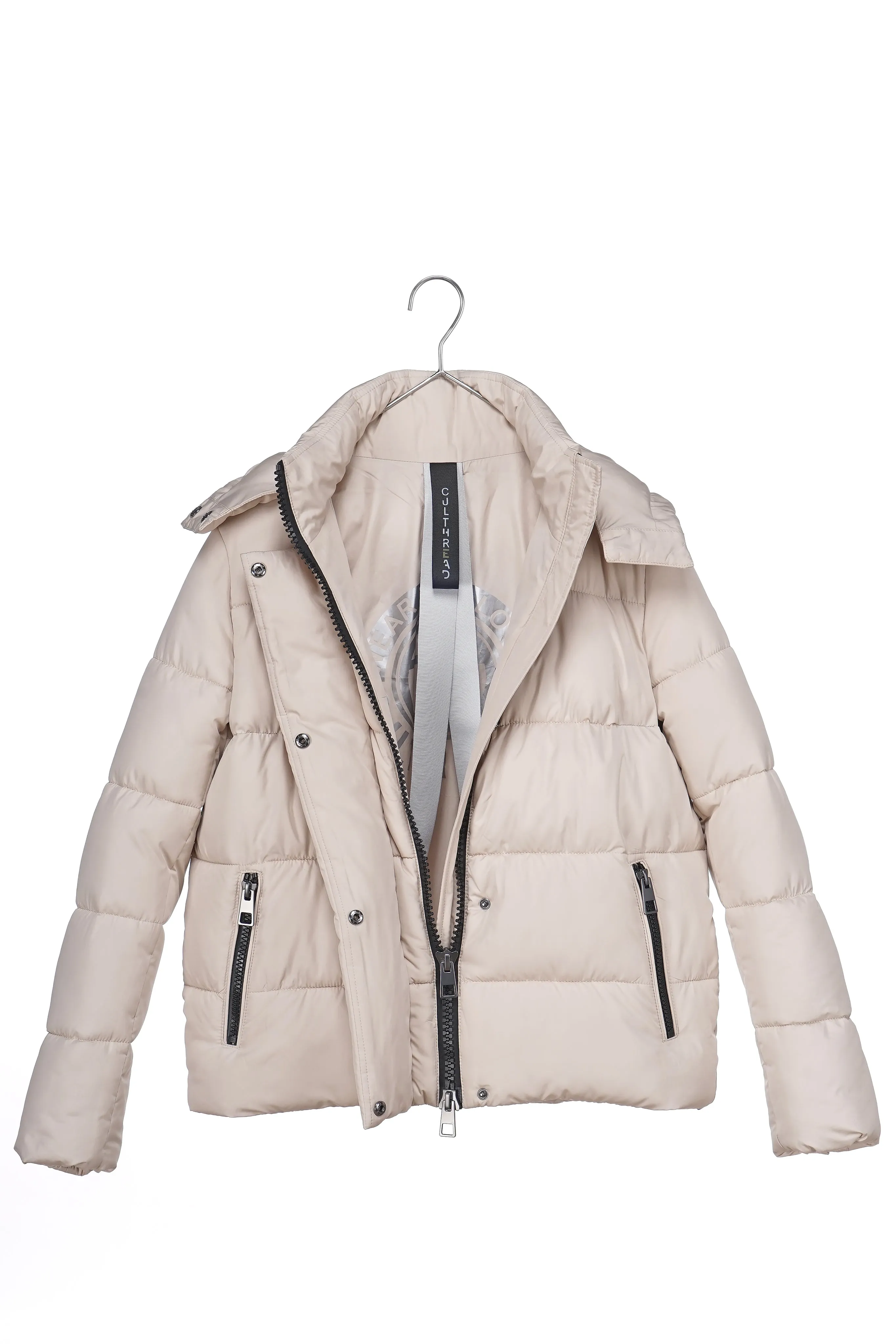 COLVILLE II recycled stone beige puffer jacket