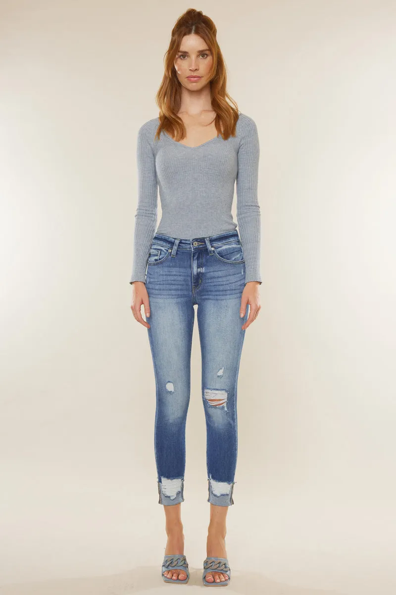 Cooper High Rise Ankle Skinny Jeans