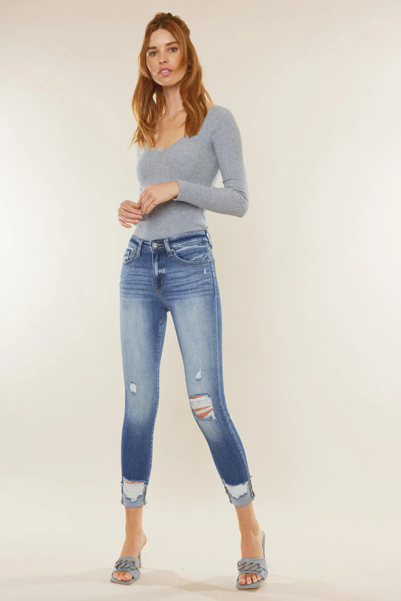 Cooper High Rise Ankle Skinny Jeans