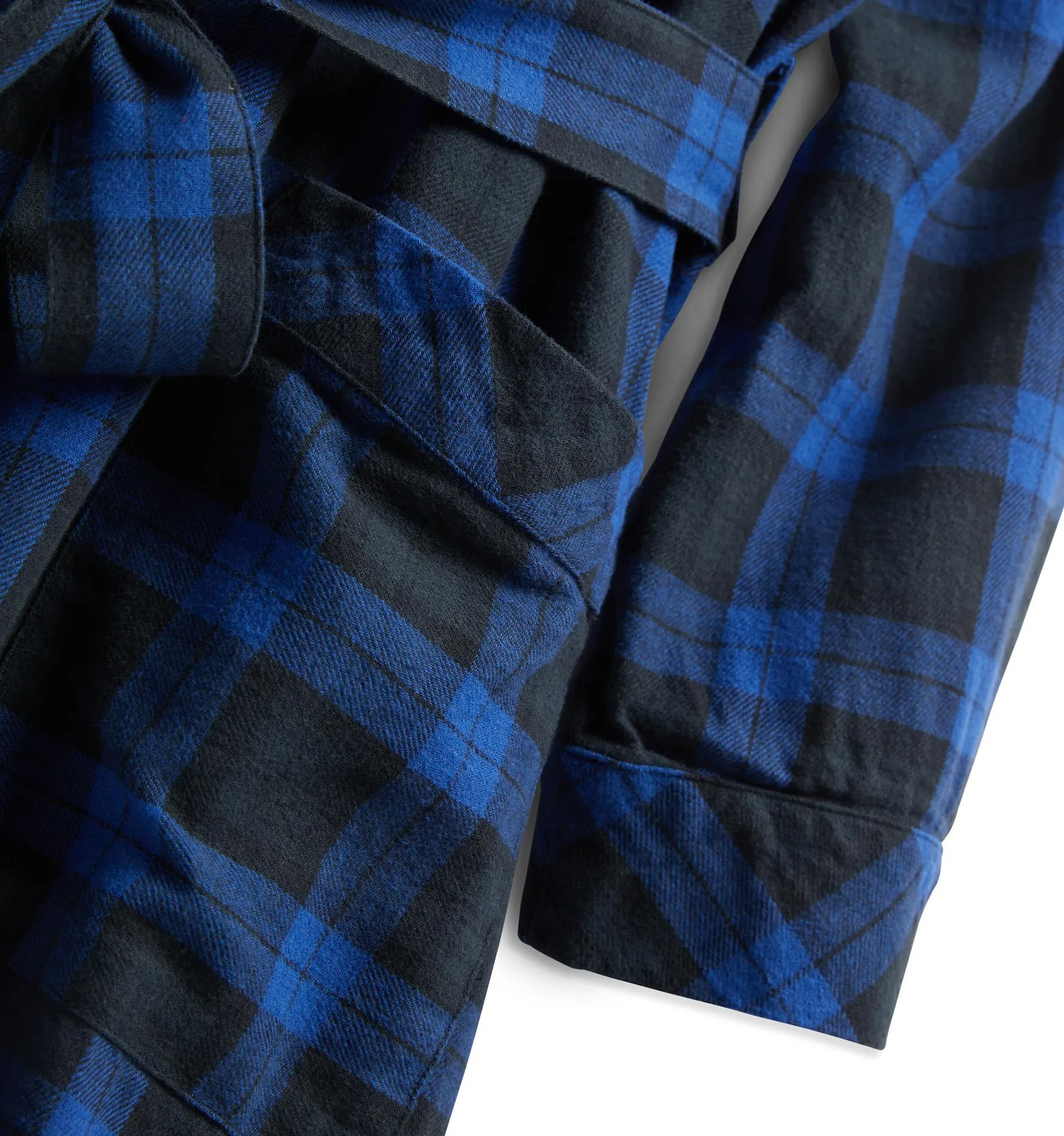 Cozy Flannel Robe LC - Midnight Plaid