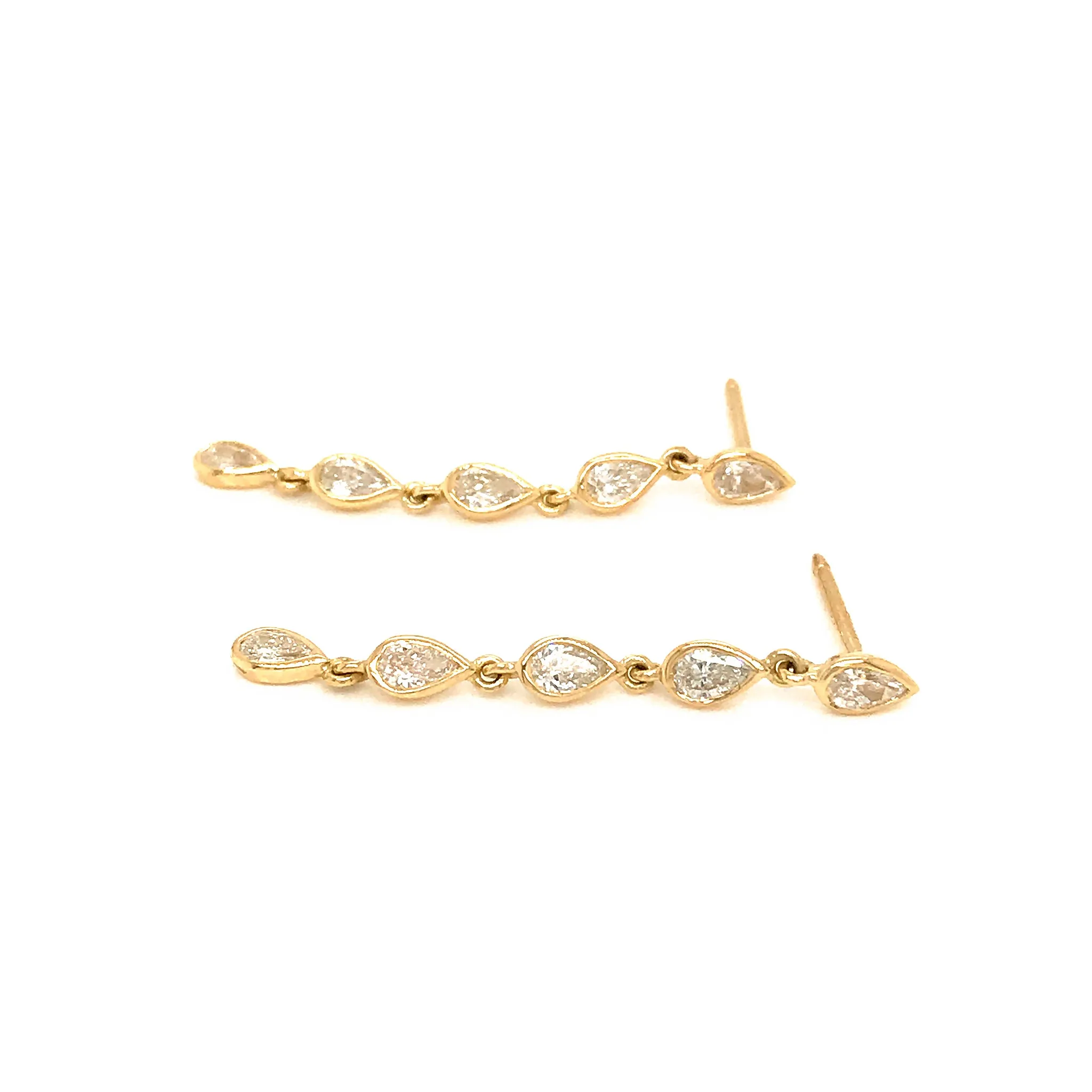 Diamond Drop Earrings