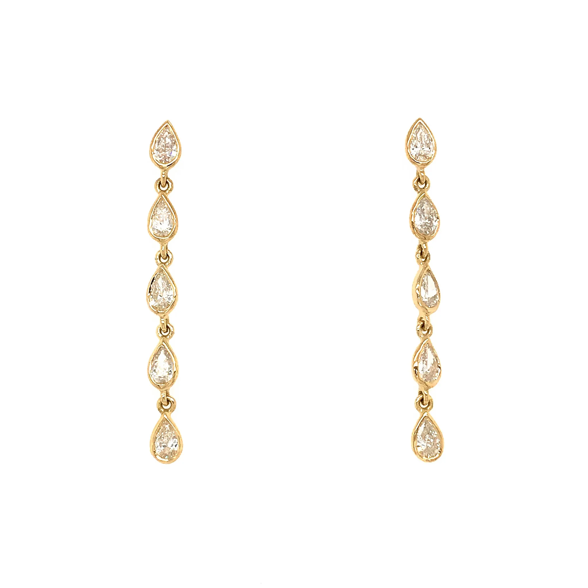 Diamond Drop Earrings