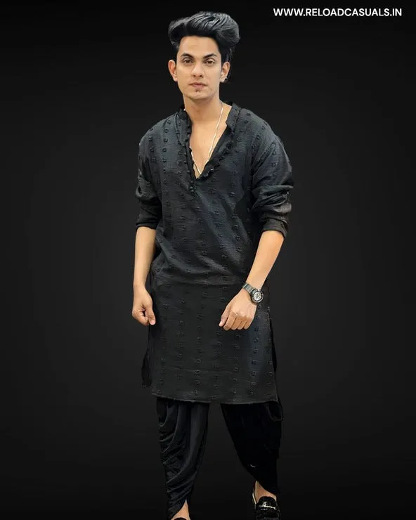 Dooby Crush Kurta & Pyjama - Combo