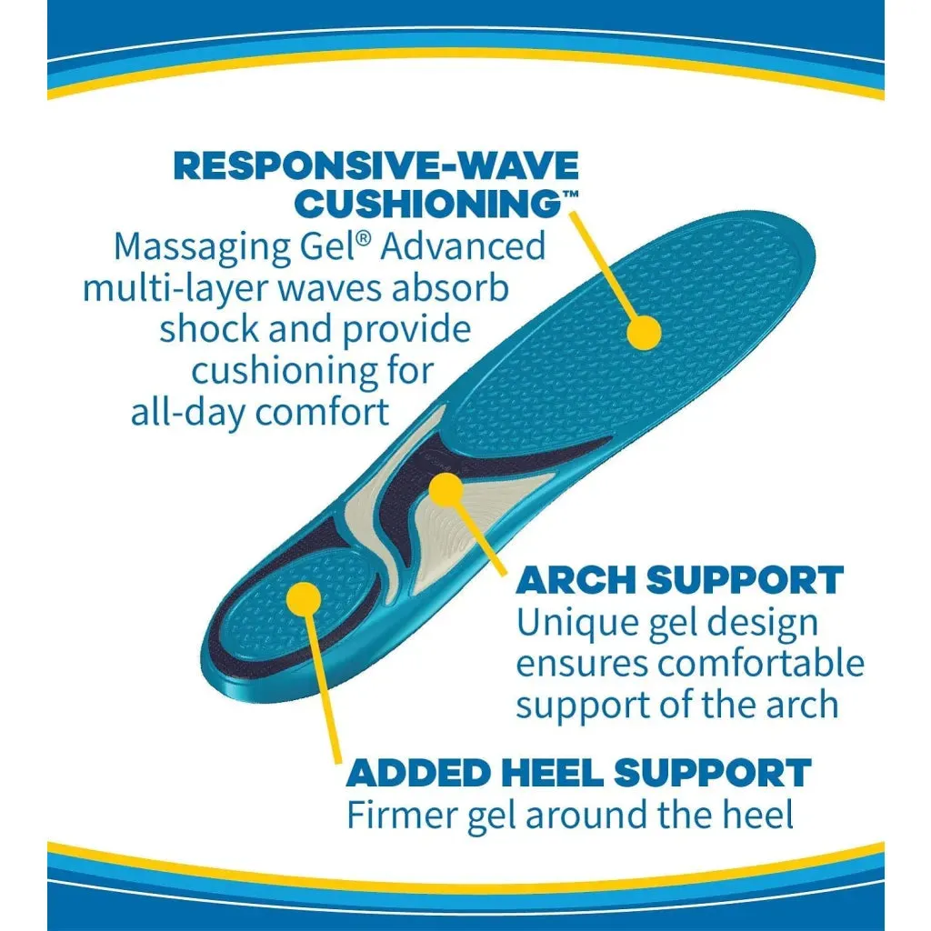 Dr. Scholl’s Energizing Comfort Everyday Insoles with Massaging Gel® Men