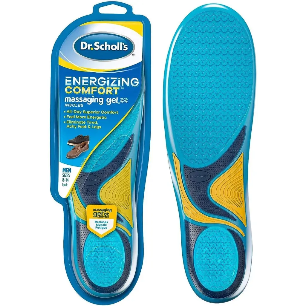 Dr. Scholl’s Energizing Comfort Everyday Insoles with Massaging Gel® Men