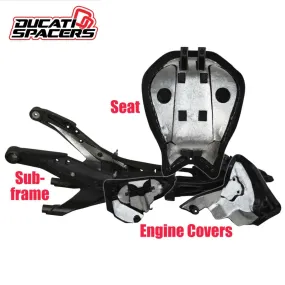 Ducati V2 Panigale Heat Shield Kit, All Models