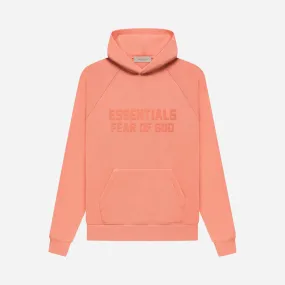 FEAR OF GOD ESSENTIALS HOODIE FW22 CORAL