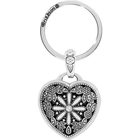 Floral Heart Key Fob