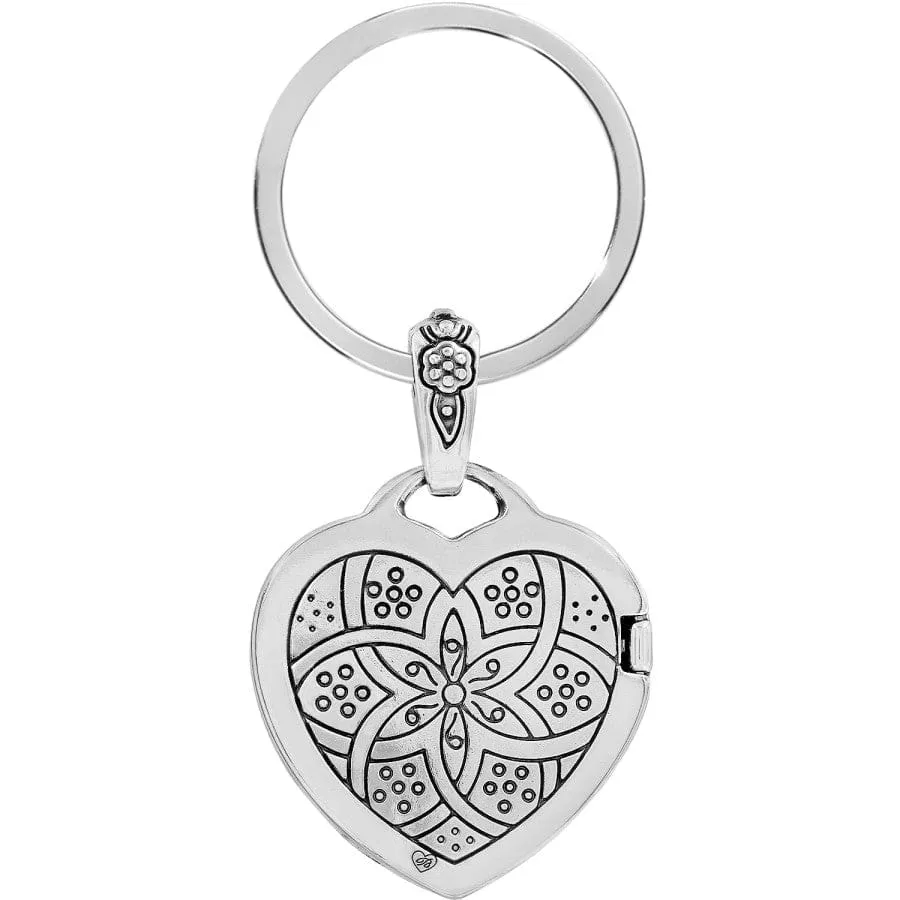 Floral Heart Key Fob