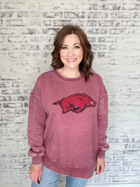 Gameday Ready Razorback Sweatshirt Vintage Fleece