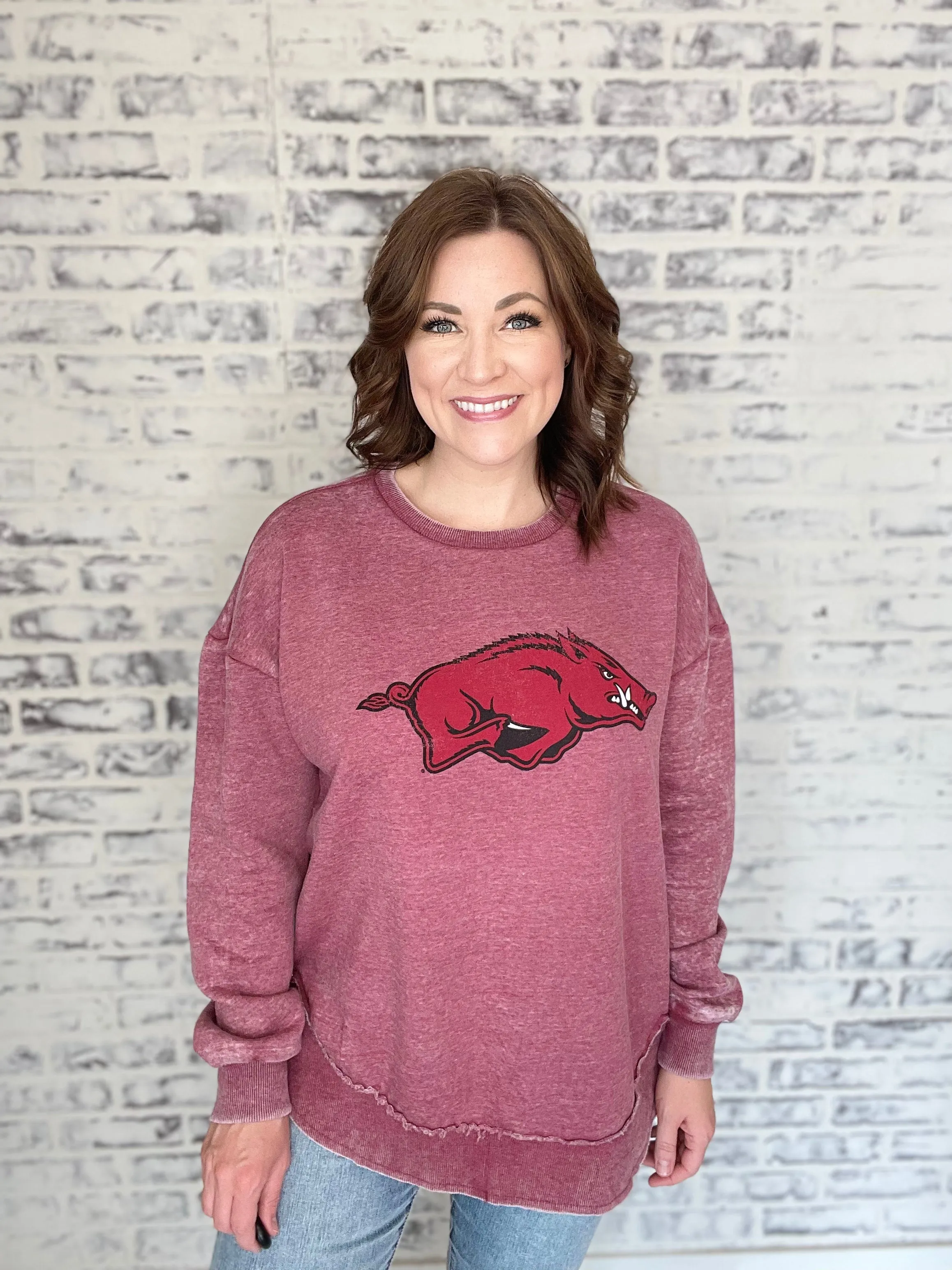 Gameday Ready Razorback Sweatshirt Vintage Fleece