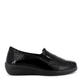 GIJON 43304 - BLACK PATENT LEATHER