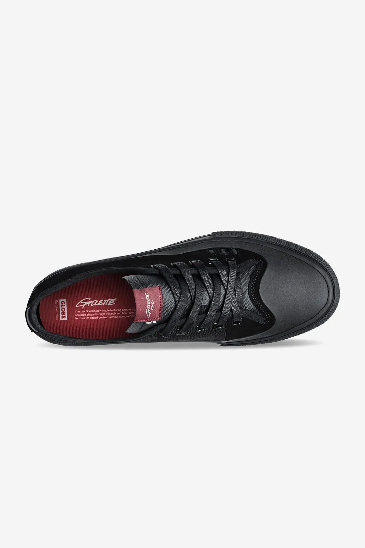 Gillette - Black/Black Suede - Skate Shoes