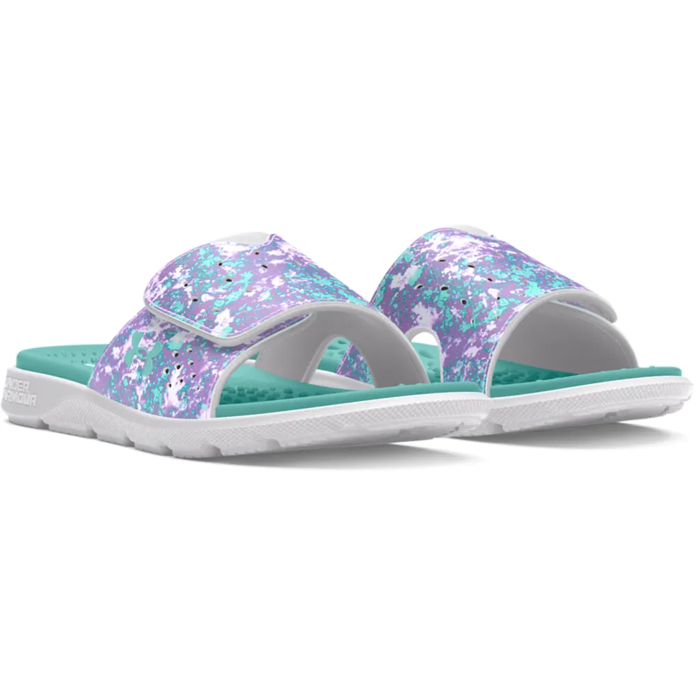 Girls' Under Armour Youth Ignite Pro Graphic Slide Sandal