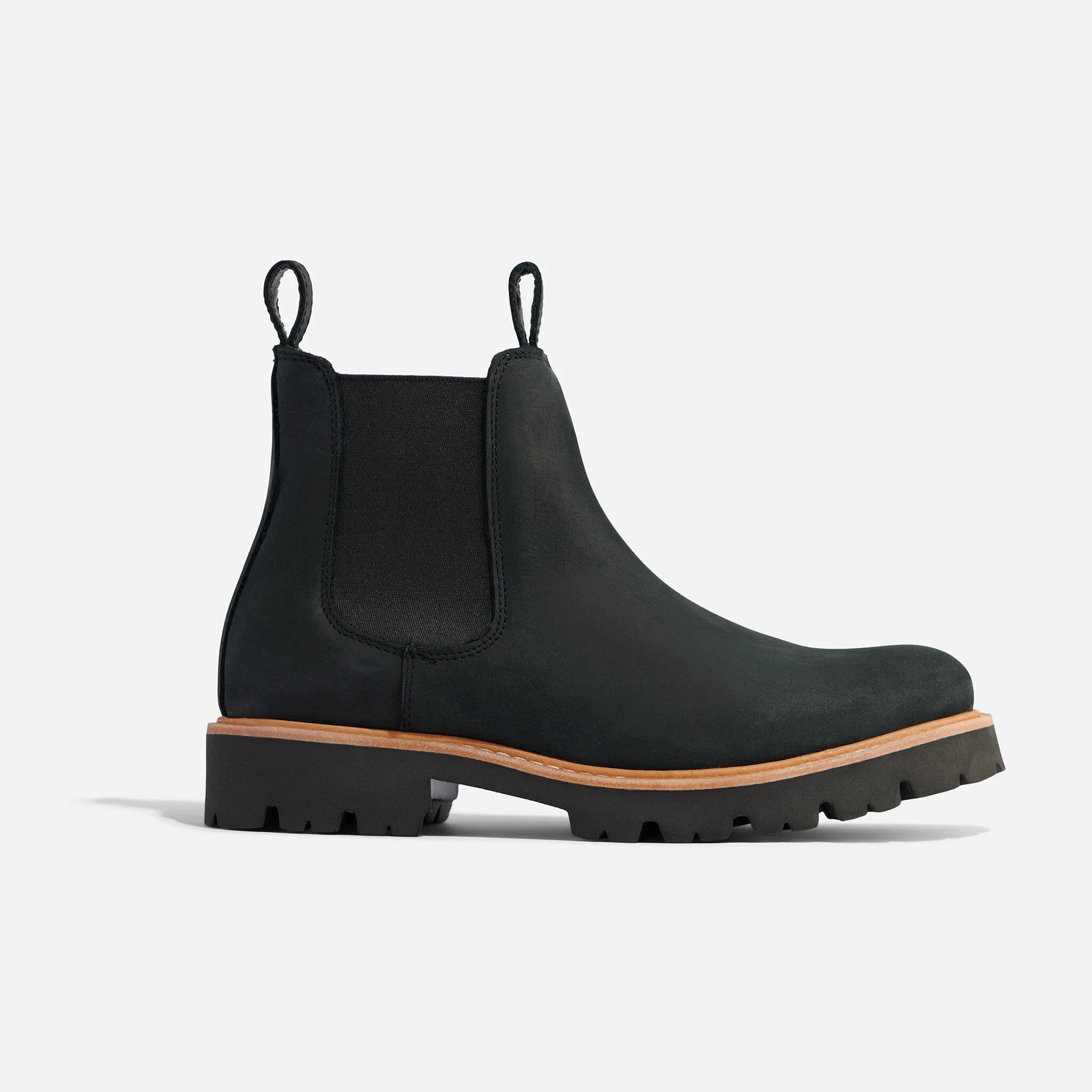 Go-To Lug Chelsea Boot Black