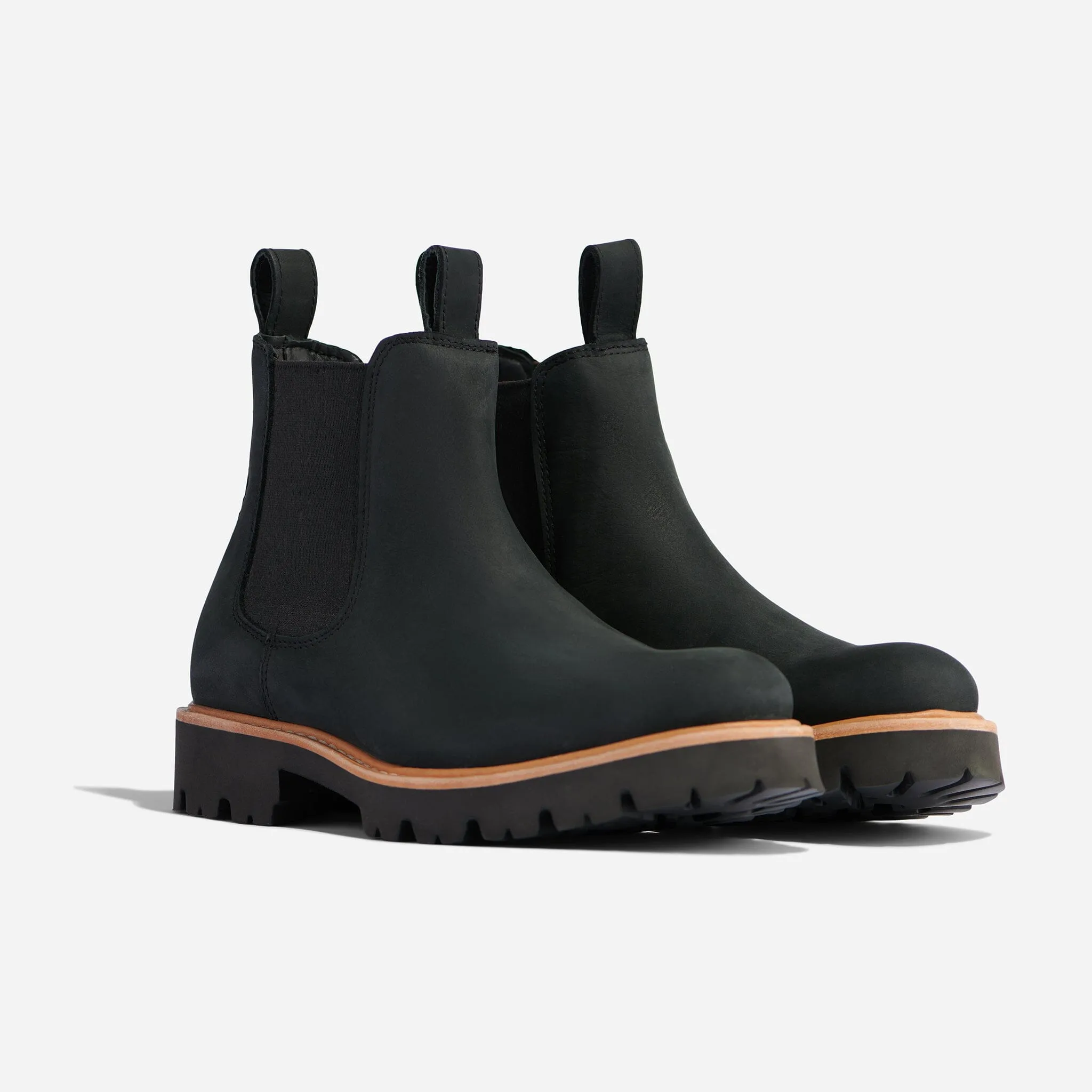 Go-To Lug Chelsea Boot Black