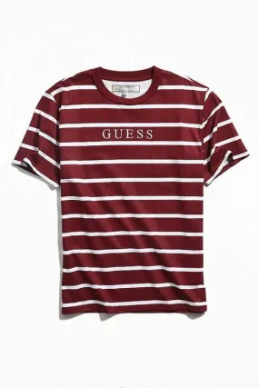 Guess Doheny Stripe Tee Red (Size L)