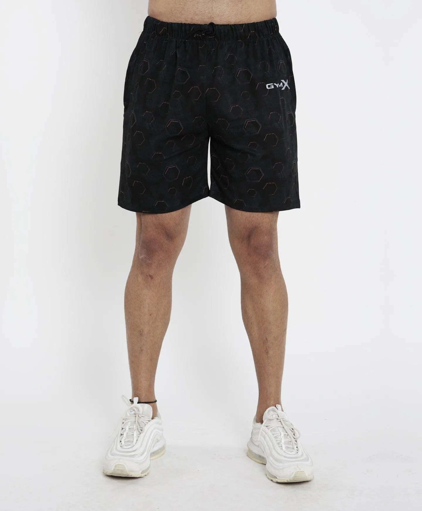 Hexagonal Camo Shorts (4 way stretch) - Sale