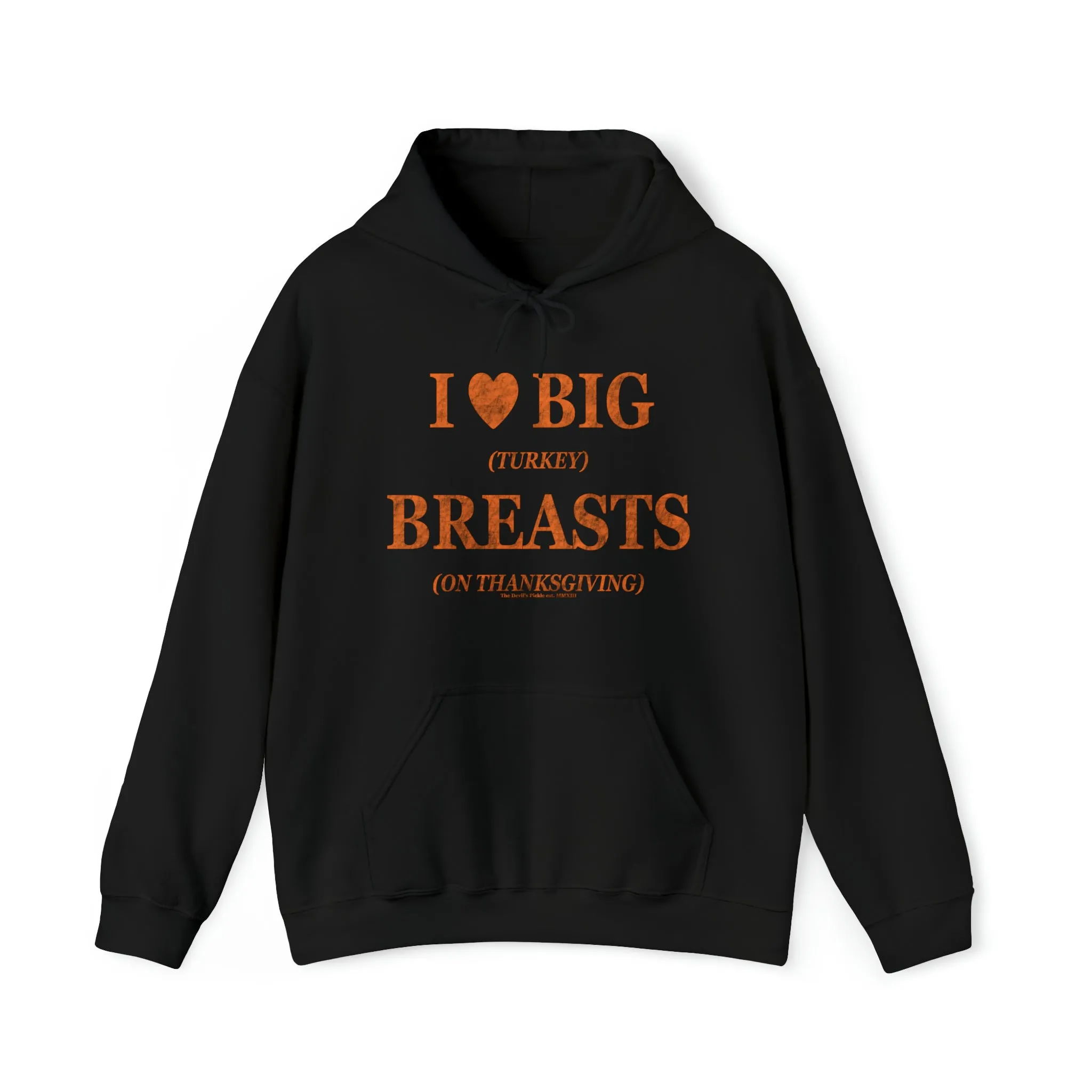 I Heart Big Breasts Hooded Sweatshirt